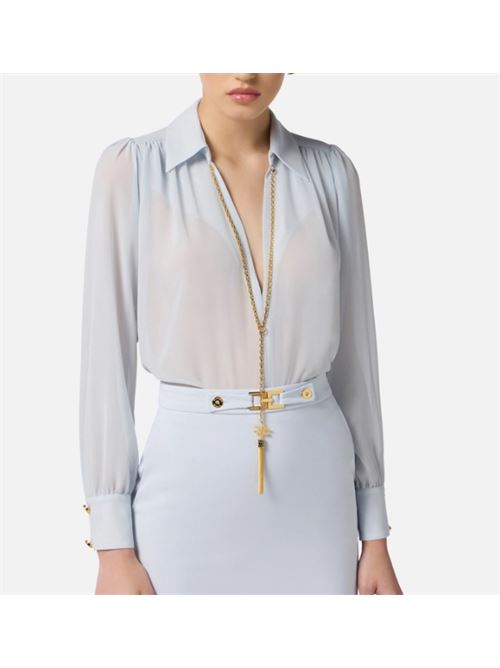 CAMICIA CON COLLANA ELISABETTA FRANCHI | CA13357E2EA7 Starlight